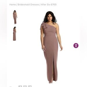 After Six One-Shoulder Sienna Gown